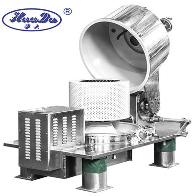 Centrifugeuse supérieure de décharge d'acier inoxydable