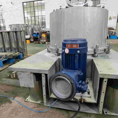 Verticale manuelle de centrifugeuse industrielle de panier en métal 555L 850rpm
