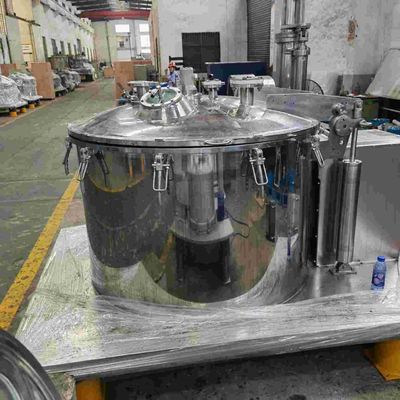 Verticale manuelle de centrifugeuse industrielle de panier en métal 555L 850rpm