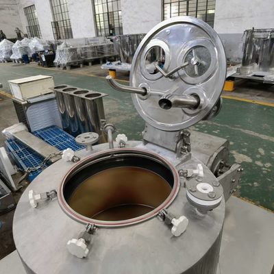 Verticale manuelle de centrifugeuse industrielle de panier en métal 555L 850rpm
