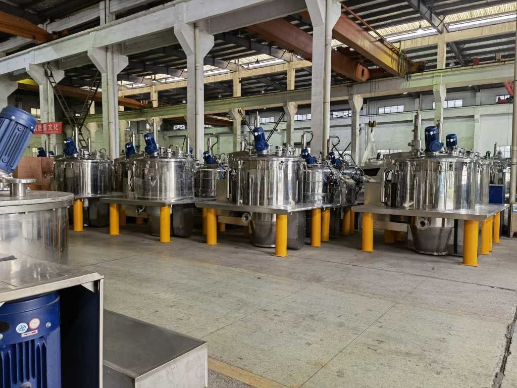 Centrifugeuses inférieures de Sac-traction de contrôle de PLC de décharge de grattoir de tension facultative pour les substances pharmaceutiques