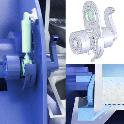 le siphon horizontal Peeler de séparation de la poudre 1400rpm centrifuge pour le produit chimique